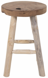 Hocker 'Badia Teak' - Natur