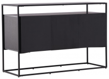 Schrank 'Kingsport' 120x80cm - Schwarz
