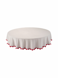 Tuch 'Stine' Rund 160 - Rot