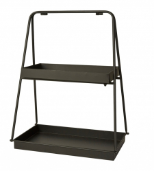 Tabletttisch 'Mirage' - Schwarz