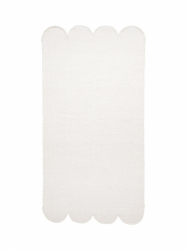 Wollteppich 'Fia' 70x140cm - Offwhite