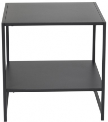 Beistelltisch 'Strömstad' 51cmx51cm - Schwarz