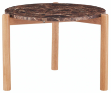 Couchtisch 'Marble' S - Braun