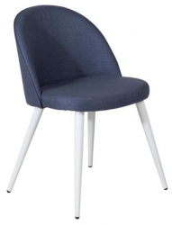 Stuhl 'Elverum' - Blau/Weiß