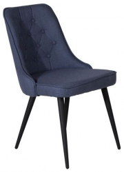 Stuhl 'Elverum Deluxe' - Blau/Schwarz