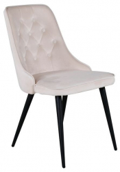 Stuhl 'Elverum Deluxe' - Beige/Schwarz