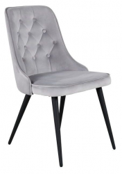 Stuhl 'Elverum Deluxe' - Grau/Schwarz