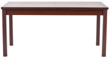 Esstisch 'Dark Walnut' 118-158x75cm - Dunkelbraun