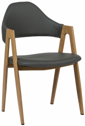 Stuhl 'Stylish grey' - Eiche/Grau
