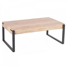 Tisch 'Wood' 110x64cm - Natur/Schwarz