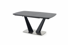 Esstisch 'Fangor' 160-220cm - Grau/Schwarz