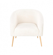 Sessel 'Lugnet' - Creme/Natur