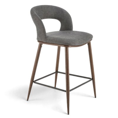Barhocker 'Vestby' - Grau/Braun