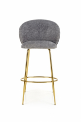 Barhocker 'Archipelago' - Grau/Messing