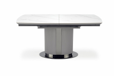 Esstisch 'Dancan' 160-220cm - Grau/Marmor
