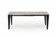 Esstisch 'Felix' 141-201cm - Grau/Schwarz