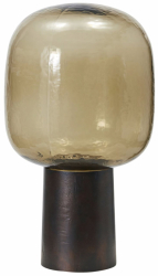 Tischlampe 'Note' - Braunes Messing