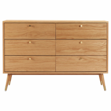 Kommode 'Prime' 6 Schubladen - Eiche