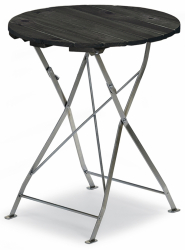 Cafétisch 'Krögaren' Rund 60cm - Schwarz