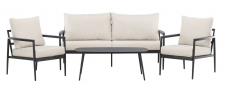 Loungeset 'Pozzallo' - Schwarz