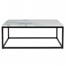 Couchtisch 'Marble Power' - Svart/Marmor