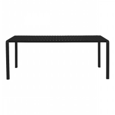 Gartentisch 'Vondel' 214x97cm - Schwarz 