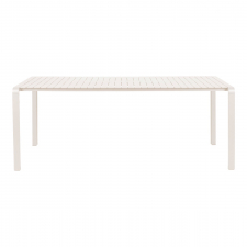 Gartentisch 'Vondel' 214x97cm - Weiß 