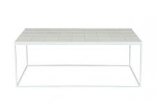 Couchtisch 'Glazed' 43x93 - Weiß