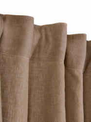 Vorhangvolant 'Julie' 50x250 - Mocca