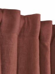 Vorhangvolant 'Julie' 50x250 - Braun