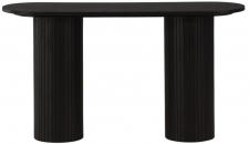 Beistelltisch 'Barkaby' 40x130cm - Schwarz