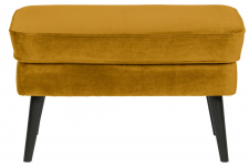 Hocker 'Rocco' - Ocker/Samt