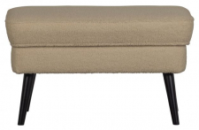 Hocker 'Rocco' - Beige/Teddy