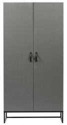 Kleiderschrank 'Morris' - Grau