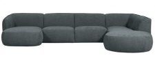 Sofa rechts 'Polly' - Blau/Grün