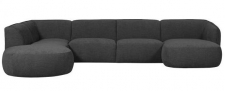 Sofa links 'Polly' - Grau