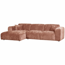Sofa 'Cloud' 3-Sitzer Chaiselongue links - Rosébraun
