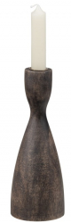 Kerzenständer 'Rosa' 22cm - Braun