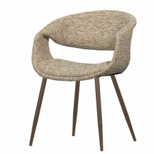 Esszimmerstuhl 'Yossi' - Beige/Kupfer