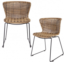 Stuhl 'Wings' 2er Pack - Natur 