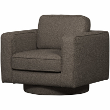 Drehsessel 'Lazy' - Graues Bouclé