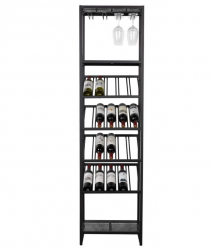 Weinregal 'Cantor' S - Schwarz