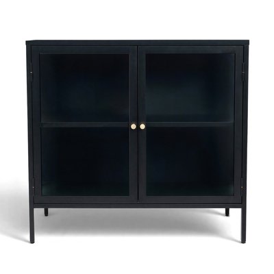 Sideboard 'Hagavik' 2 Sektionen - Schwarz/Messing