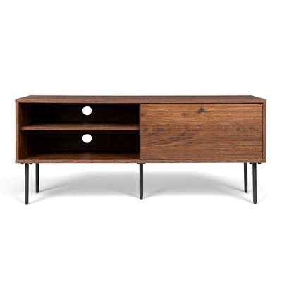 Beistelltisch 'Stripes Low' 120x42x50 cm - Braun