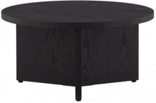 Couchtisch 'Smögen' Rund 85cm - Schwarz