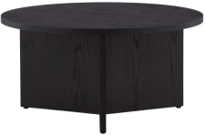 Couchtisch 'Smögen' Rund 65cm - Schwarz