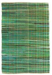 Flickenteppich 'Home' 170 x 240 cm – Grün