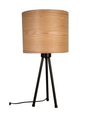 Tischlampe 'Woodland' - Schwarz/Natur