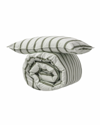 Bettbezug 'Wegga' 210x150 - Grün/Weiß