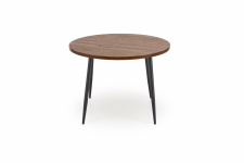 Esstisch 'Barry' Rund 105cm - Natur/Schwarz